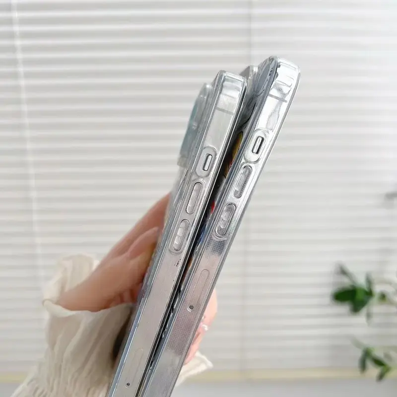 ARR#7 Case Bening Untuk Type hp Iphone 11 - XR - 15 - 15PRO - 15 PRO MAX - 14 PLUS - 13 PRO MAX - 13 PRO - 12 PRO MAX - 12 PRO - 11 PRO MAX - Casing ClearCase Procamera Transpatan Tebal 5