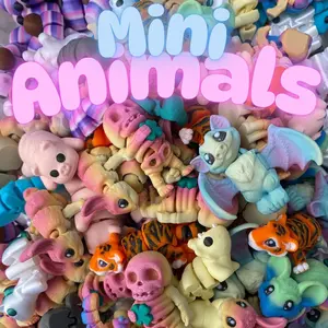 Printastic Mainan Mini Animals Binatang Artikulasi Figurin Hewan Ukuran Kecil Toy Asli Cocok Untuk Edukasi Anak Hadiah Unik