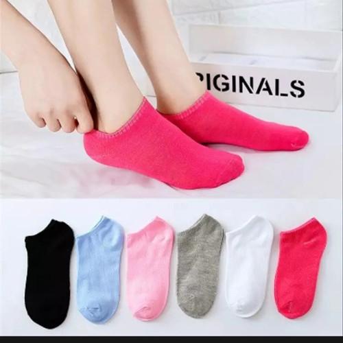 kaos kaki pendek polos semata kaki polos Katun Motif Dewasa Nyaman 4