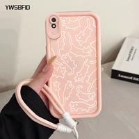 Gambar YWSBFID Casing Hp untuk Xiaomi Redmi 9A 9I Case Pola Kucing kartun Kasing Anti-Sidik Jari Silikon Kasus Lembut Tali gantung Casing - Gaya1, Redmi 9A dari YWSBFID MALL Kab. Tangerang 1 Tokopedia