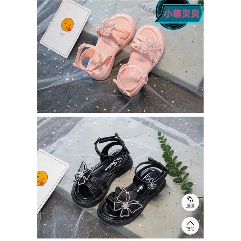 READY GUYS New Sandal Jelly Anak Kupu2 Glitter Import Higt Quality / Sandal Anak Terbaru 2024 / COD Sepatu Kaki Cantik 3