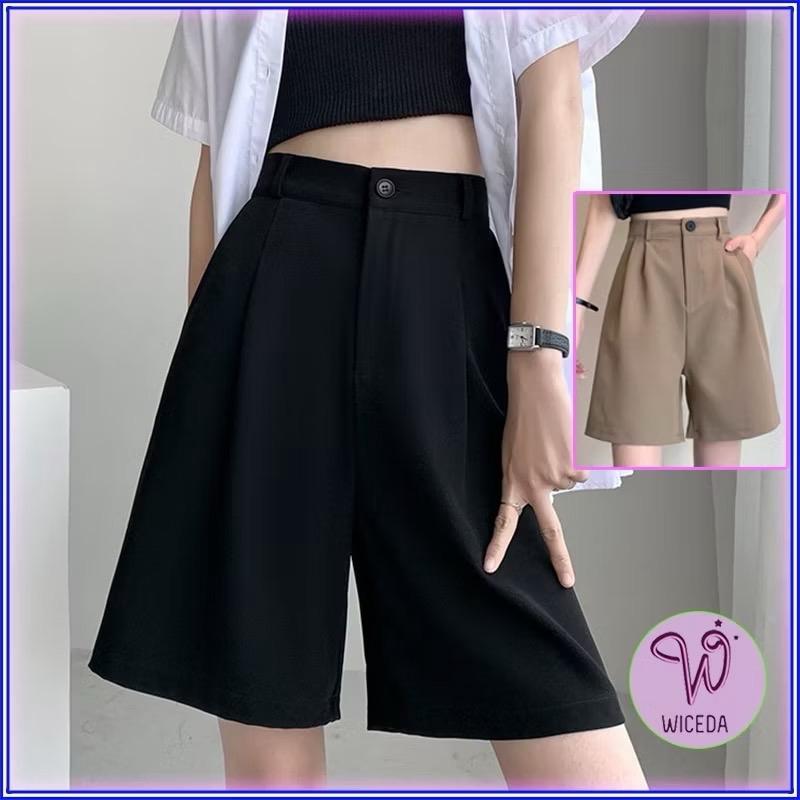  XẢ LỖ BỎ MẪU  55-93kg  Quần Ngố Nữ Ống Rộng Cạp Cao Q569 Chất Vải Mango Mềm Mại Bigsize Phù Hợp 50-95kg Dài Ống 100cm 