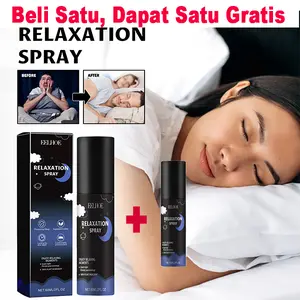 Semprotan Tidur Lavender Agarwood 60ML untuk Insomnia, Kecemasan, Mimpi, dan Stres