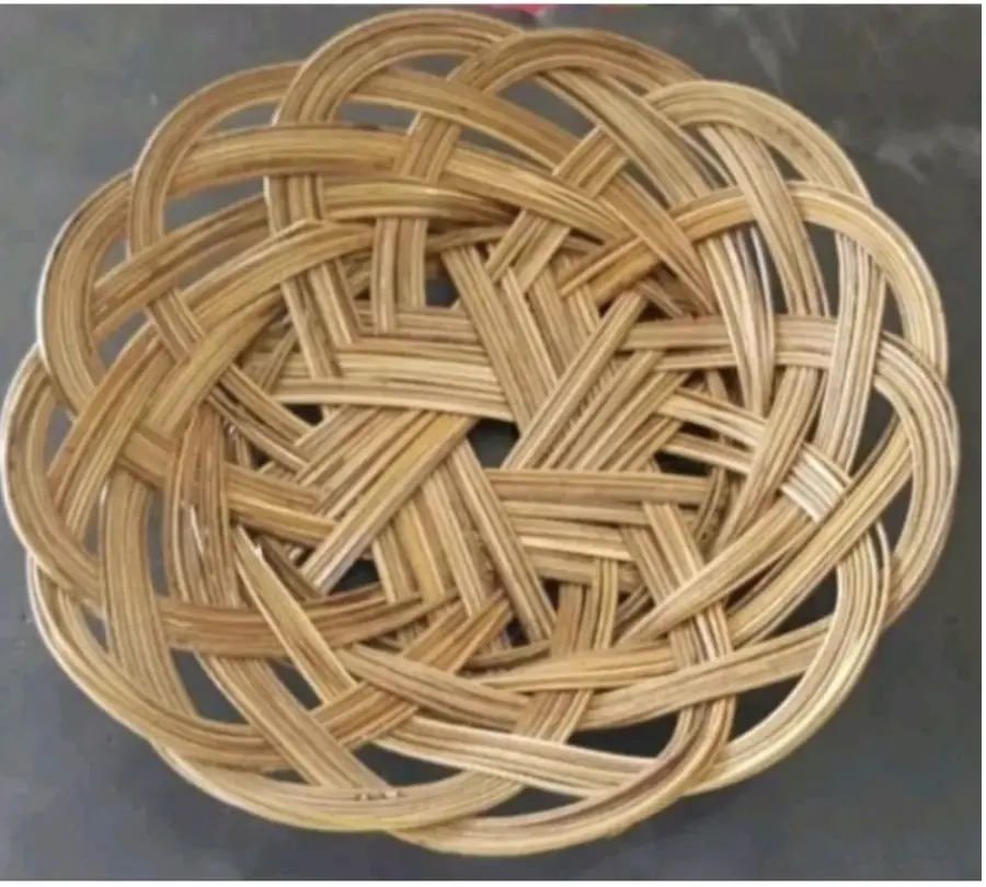 Piring Lidi , Piring Anyaman , Piring Rotan 1PCS