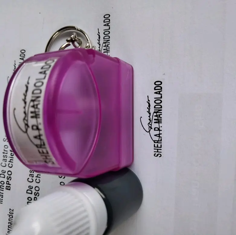PERSONALIZED SELF INKING  STAMP  free ink KT 1028 FREE NAME LAYOUT