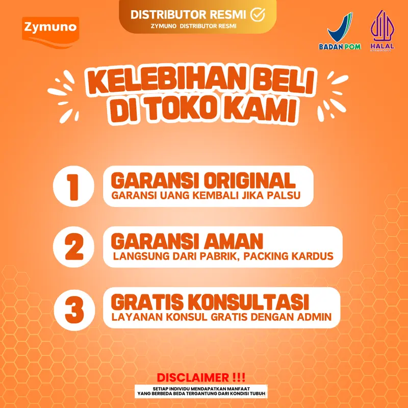 Madu zymuno Original - 200ml/botol- Organik | Distributor resmi - Halal Bpom [Bisa COD] Honey Syrup Herbal 3