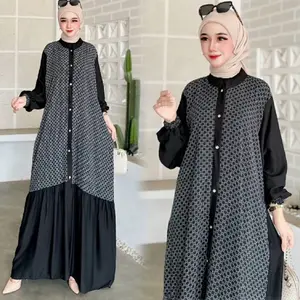 Gamis muslim rayon diamon premium twill