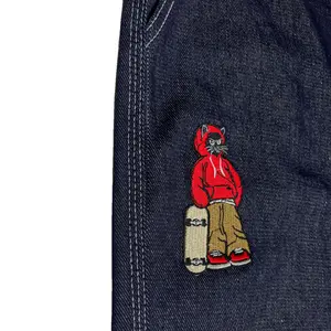 DEFICAT | BAGGY OG DENIM 13.5 OZ Pria Wanita Panjang Baggy Jeans raw denim