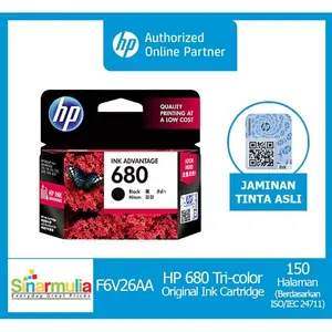 Tinta HP 680 Black Original