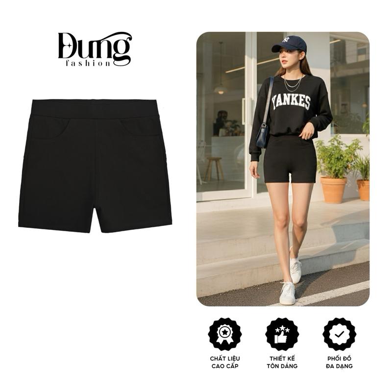  QUẦN LEGGINGH ĐÙI NỮ  CẠP VỪA 5CM  CÓ TÚI TRƯỚC TIỆN LỢI  NÂNG V3 CỰC CHUẨN  TÔN DÁNG  ÔM GỌN   Có big size   MSP : 19 