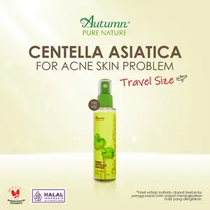 Autumn Toner Skin Conditioner with Centella Asiatica Extract (CICA) 100ML ( ASCC 100ML ) Tubuh Berjerawat  Wajah