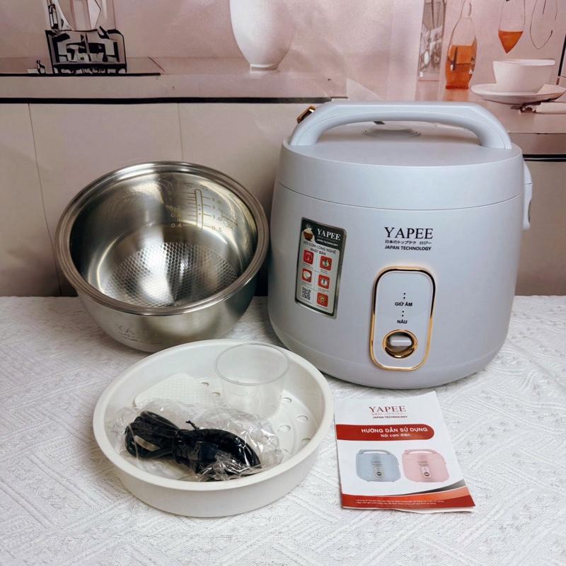 NỒI CƠM ĐIỆN LÒNG INOX 304 VÂN LỤC GIÁC YAPEE NHẬT BẢN DUNG TÍCH 1.2L 1.8L 2.2L - MODEL YP89s
