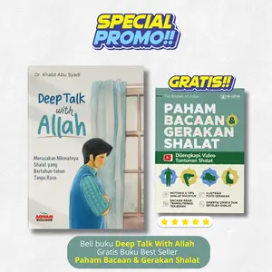 Buku Deep Talk With Allah BONUS Buku Paham Bacaan Shalat I Merasakan Nikmatnya Shalat yang Bertahun-Tahun Tanpa Rasa I Original Penerbit
