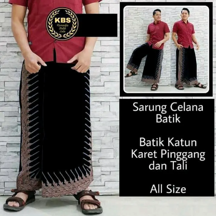 Celana Sarung Hitam Polos Pria Dewasa # Celana Sarung Polos Panjang Dewasa Bahan Katun Rayon adem Dipakai#Celana sarung batik pria wanita dewasa 3