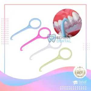 DENTAL ALAT LEPAS RETAINER INVISALIGN ALIGNER ORTHO Hook Remover Plastik - Alat Lepas Placer Orthodontic Aligner Remover Behel Veneer Gigi - Behelldental
