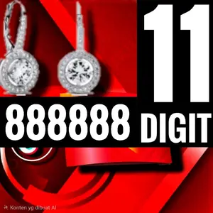 SET PERHIASAN PERAK CANTIK 11 DIGIT KEPINGAN 888888