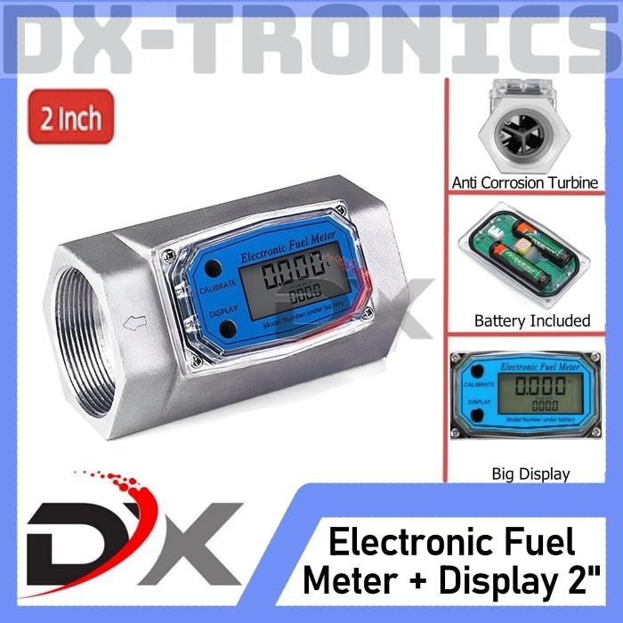 Gambar Electronic Fuel Meter Display Digital Flow Solar Lcd 2 inch 2" Diesel dari DX-Tronics Kota Administrasi Jakarta Barat Tokopedia