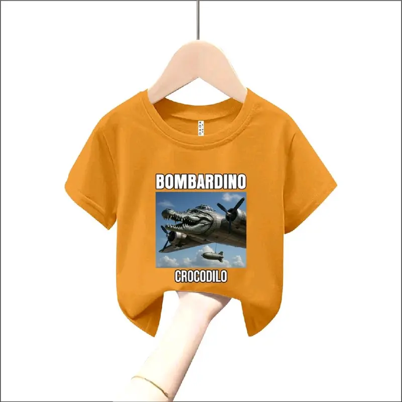 KAOS ANAK BOMBARDINO CROCODILO UNISEX DIGITAL SABLON 2