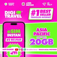 Gambar PROMO eSIM Asia Singapore Malaysia Thailand Jepang Japan Laos China Hongkong Macau Kuota Besar Data Internet Roaming Travel | DIGITRAVEL eSIM Asia Kuota Besar - Indonesia, 1GB/7 Hari +TikTok dari DIGITRAVEL Kota Administrasi Jakarta Selatan 1 Tokopedia