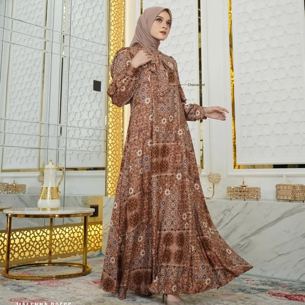 MALENNA DRESS CHOCOWOOD S