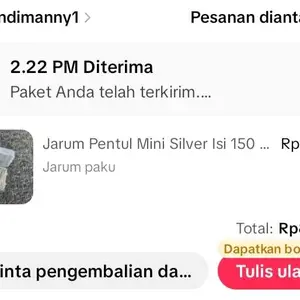 Jarum Pentul Mini Silver Isi 150 pcs dengan Wadah – Tajam Kuat Ukuran 2,5 cm untuk Hijab Jahit dan Kerajinan