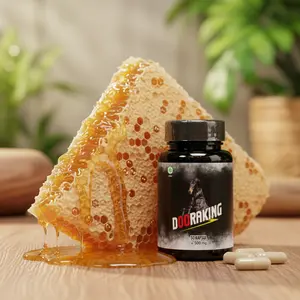 [Limited Edition] DOORAKING BLACK HONEY TOP 1 - Isi 50 Kapsul Original Madu Bubuk Alami