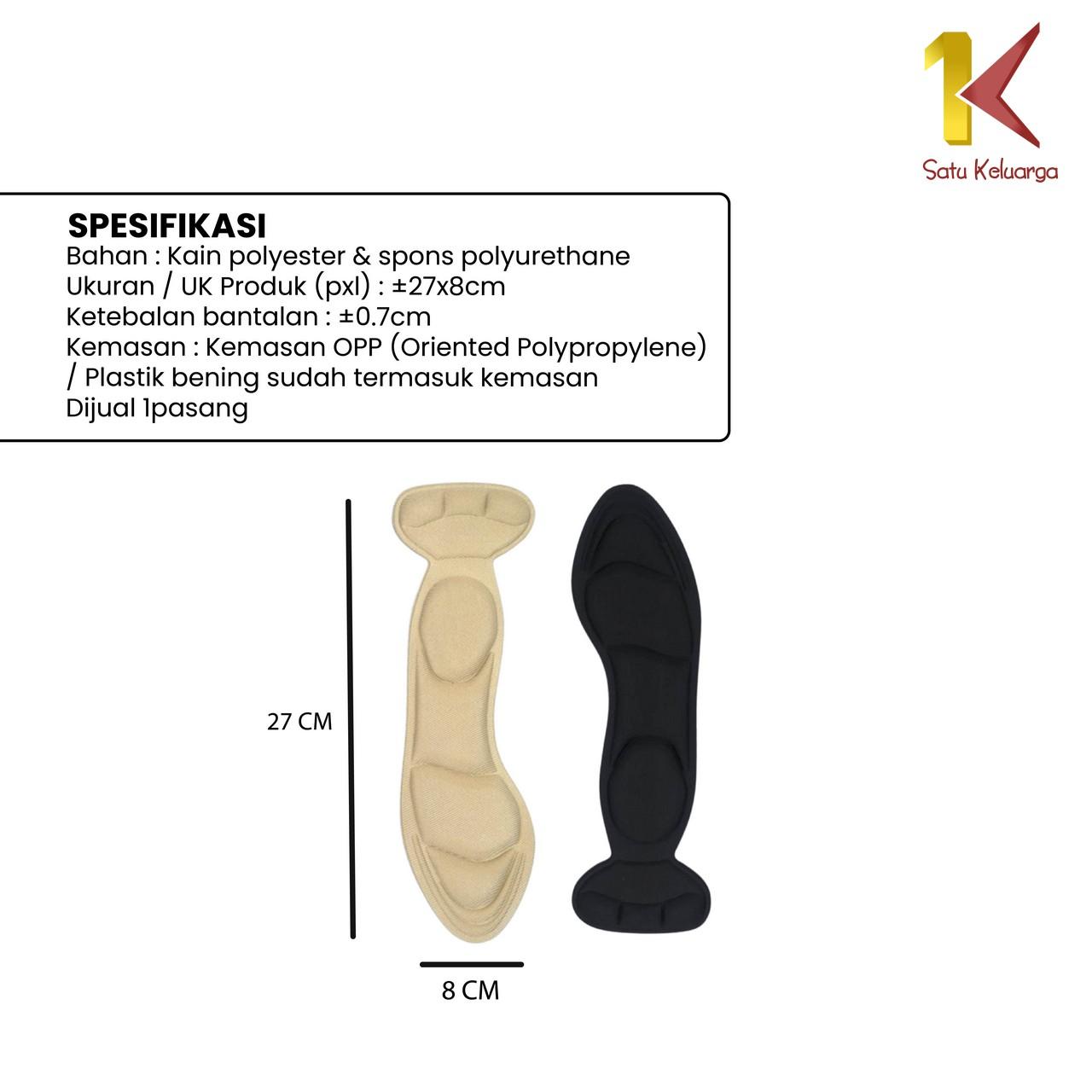 [COD] SK C1407 Insole 4D Anti Lecet Wanita Bantalan Sepatu Heels Super Empuk