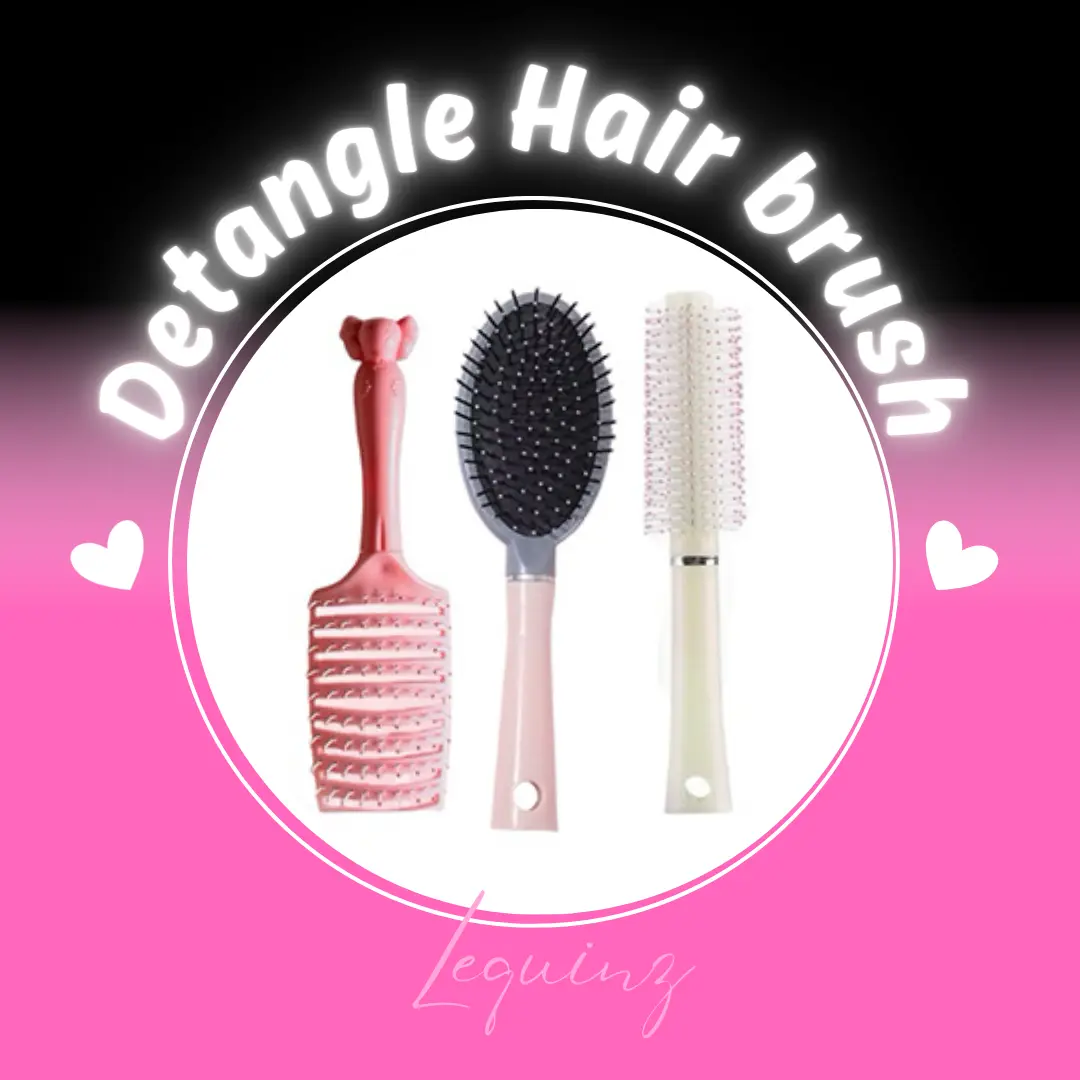 {SG} LEQUINZ Detangle Brush Curling Roll Brush Hair Care Massage Detangle Comb