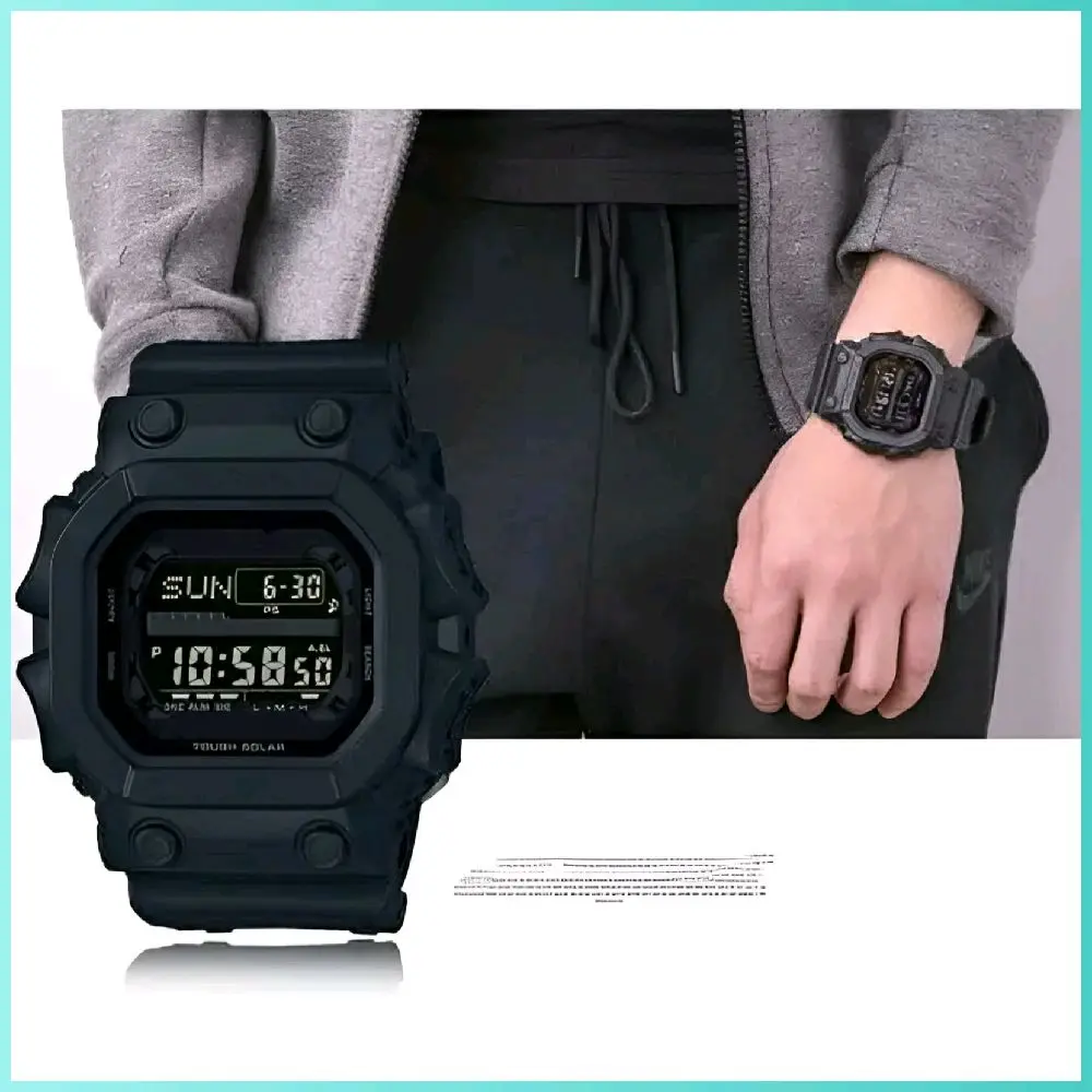 JAM + BOX GIII Jam Tangan Pria Water resistance Anti Air . Jam Tangan Sport rubber