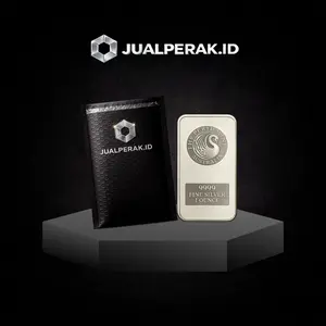 Perth Mint 999,9% Perak Batangan 31.1 G Gram / Perth Mint 999,9% Silver Bar 1 OZ Ounce