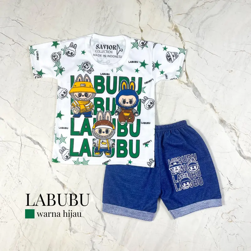 [LABUBU SERIES] setelan anak laki laki 0-12bulan set bayi boy katun lembut