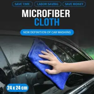 Lap Microfiber Kain Pengering Mobil Ukuran 24x24cm - H-40