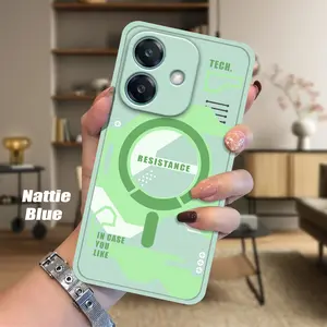 Softcase Macaron Aesthetic Luck For OP* A3x/A3 Casing handphone lembut Case Pelindung hp