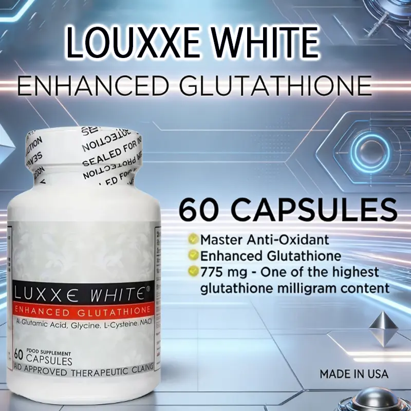 luxxe white enhanced glutathione 775mg Ultima + Collagen 1400mg (60capsules) 1 WHITENING SUPPLEMENT IN THE