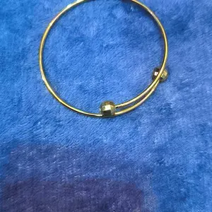 gelang tangan koin asli 1991-1992 gelang tangan bangle Boba polos warna emas anti luntur dan karat