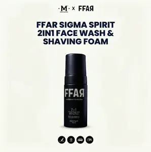 [Collab] FFAR Sigma Spirit 2in1 Face Wash & Shaving Foam | 100 ML Mencerahkan