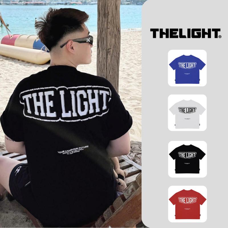 [Tặng Kèm Hộp ]Áo Thun Over Boxy THE LIGHT VER 1 Chất Cotton 2 Chiều Thoáng Mát Mềm Mịn
