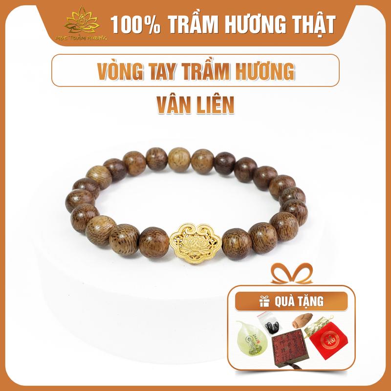 MTH Vòng Tay Trầm Hương Hạt Tròn Đơn Mix Charm Bạc S925 Mộc Trầm Hương - Vòng Trầm Tốc Việt Đủ Size Nam Nữ Phụ Kiện Hộp Gấm Túi Nhung Lá Bồ Đề Nụ Trầm Dây Xâu - Đeo Tay Voi