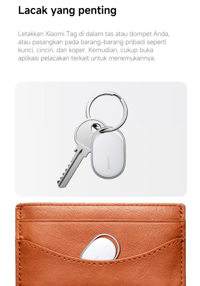 Xiaomi Tag | Support Apple Find My & Google Find Hub | Lacak Barang Jarak Jauh | Baterai Tahan Lama | Tahan Debu dan Air IP67 | GPS Xiaomi Tag | Support Apple Find My & Google Find Hub | Lacak Barang Jarak Jauh | Baterai Tahan Lama | Tahan Debu dan Air IP67 | GPS
