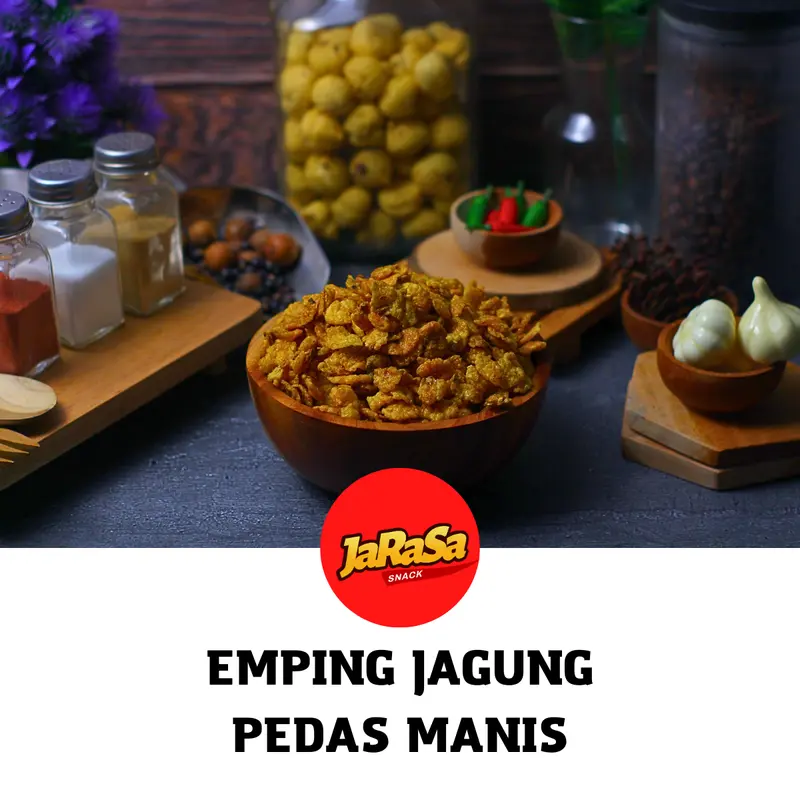 EMPING JAGUNG GEPREK PEDAS MANIS 1KG SNACK CEMILAN 1