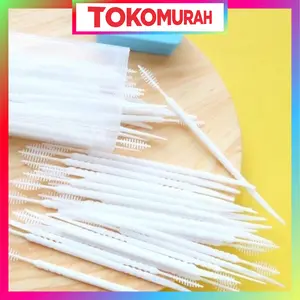TM Interdental Dental Picks & Brush Tusuk Gigi Plastik Sikat Sela R1256