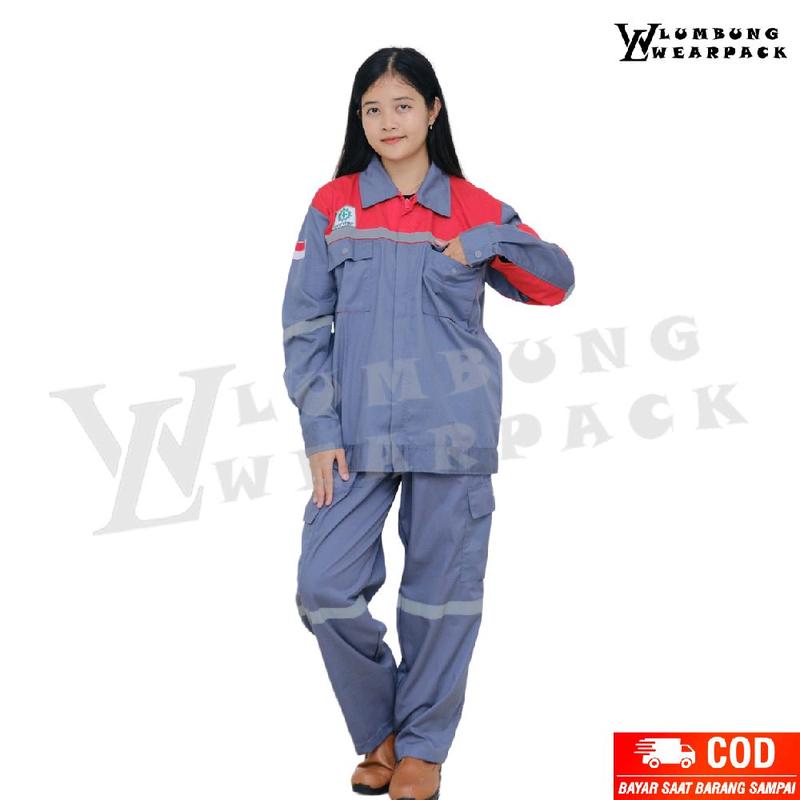 SETELAN WEARPACK SAFETY WARNA KOMBINASI 7
