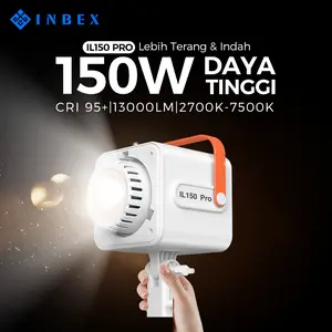 【COD】【warranty 1-YEAR 】INBEX IL150Pro Lighting Studio Kit  Lampu Konten & Live Streaming Photography with CRI 95 dan suhu warna (2700K-7500K)