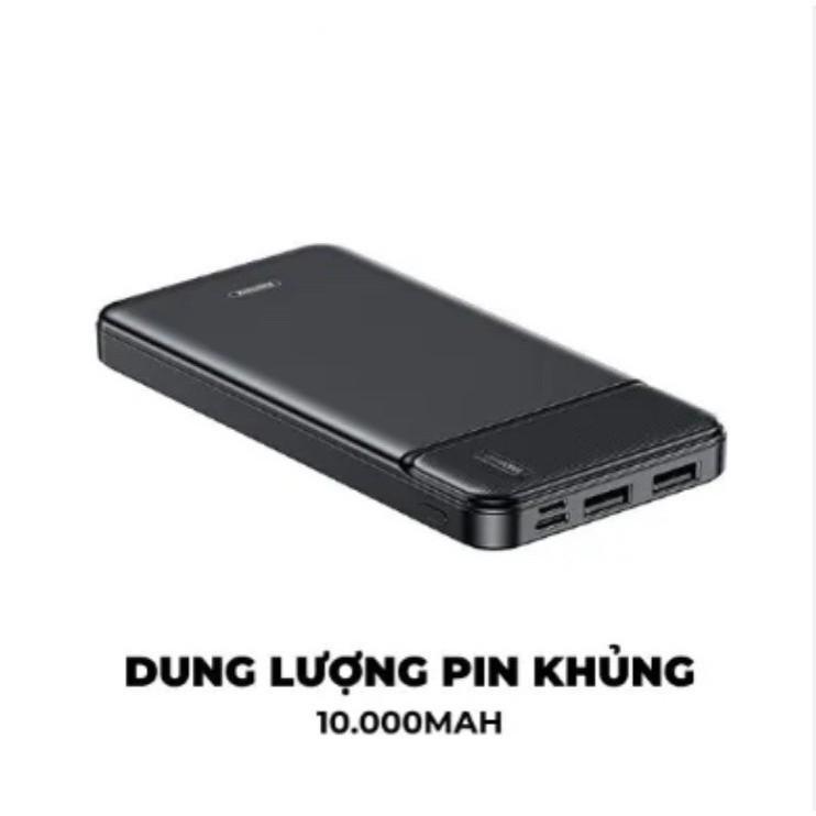 Sạc dự phòng REMAX RPP 255 10000mAh chuẩn dung lượng sạc nhanh siêu bền bỉ hỗ trợ nhiều thiết bị điện thoại 5