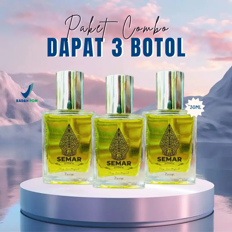 Paket Combo dapat 3 botol - Parfum 30ML - BPOM 0