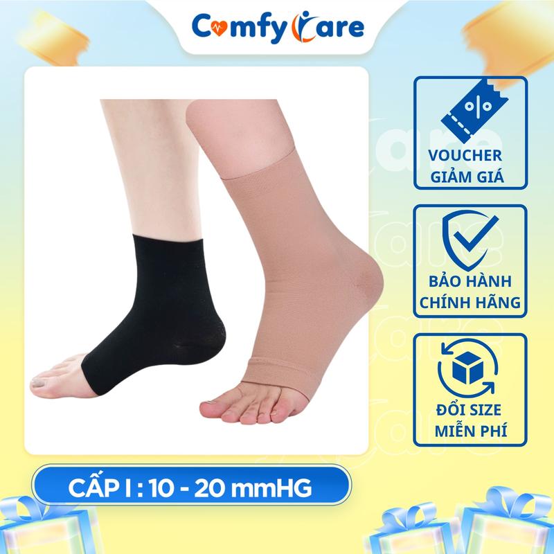 Tất Phòng Ngừa Suy Giãn Tĩnh Mạch Bàn Chân Cấp 1 - COMFYCARE - Hỗ Trợ Lưu Thông Máu Tạo Áp Lực Giảm Đau Nhức