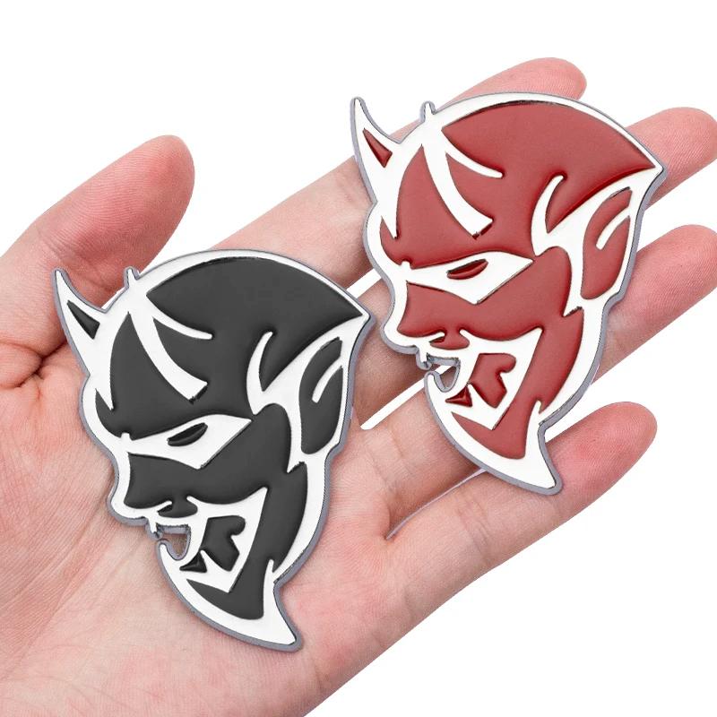 Product Introduction of Miếng Dán Xe Hơi Biểu Tượng Demon Hellcat SRT, Chất Liệu Kim Loại 3D, Cho Dodge Charger Challenger Jcuv Journey Nitro Caliber Durango, Phụ Kiện Xe Hơi 1