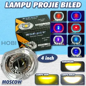 LAMPU TEMBAK PROJIE BILED DEVIL EYE 4INCH PROJIE BILLED + RING SHROUD DEVIL / DEMON EYE PREMIUM ORIGINAL MOSCOW UNIVERSAL SEMUA MOTOR BEAT FI ESP VIXION JUPITER R15 R25 SONIC SATRIA FU MIO 125 MX KING RXK GENIO FAZZIO VESPA STYLO SPRINT SUPRA CBR