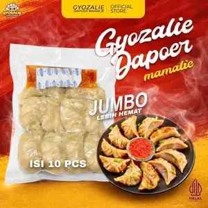 JUMBO Gyoza isi 10Pcs Free Saus Pedas Frozen Homemade