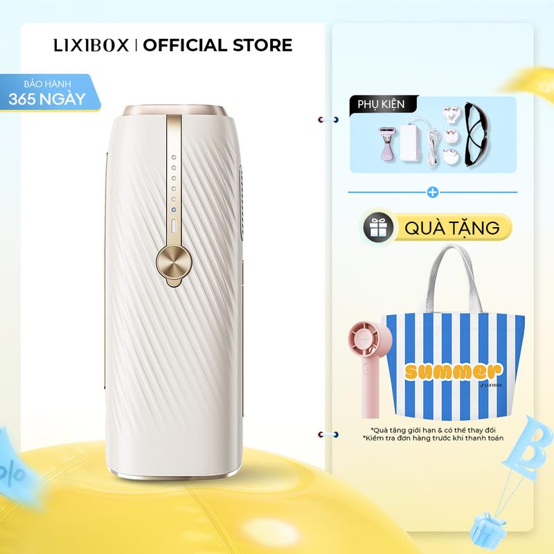 CSG Máy Triệt Lông Lạnh Sapphire Halio InfinityGlow Advanced IPL Sapphire Cooling Hair Removal Device - Phù hợp cho Da Nhạy Cảm Nữ và Nam - Lixibox